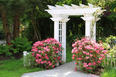 Arched Arbor Installation - Arbors South Houston, Texas