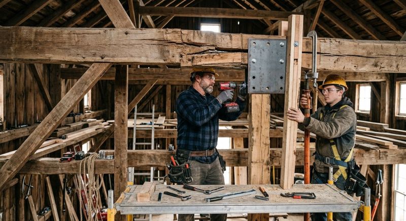 Barn Beam Replacement in Wilmington, NC