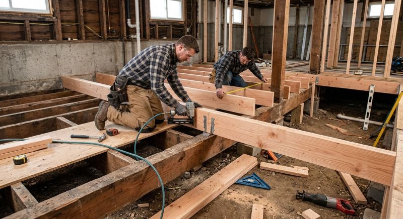 Floor Joists Repair in Wilmington, NC