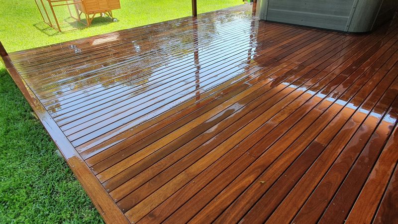 Hardwood Deck Installation in Worcester, MA