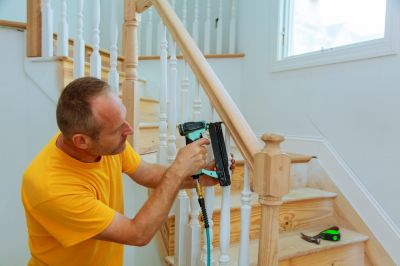 Stair Banister Repair - Wood Stairs Rockwall, Texas